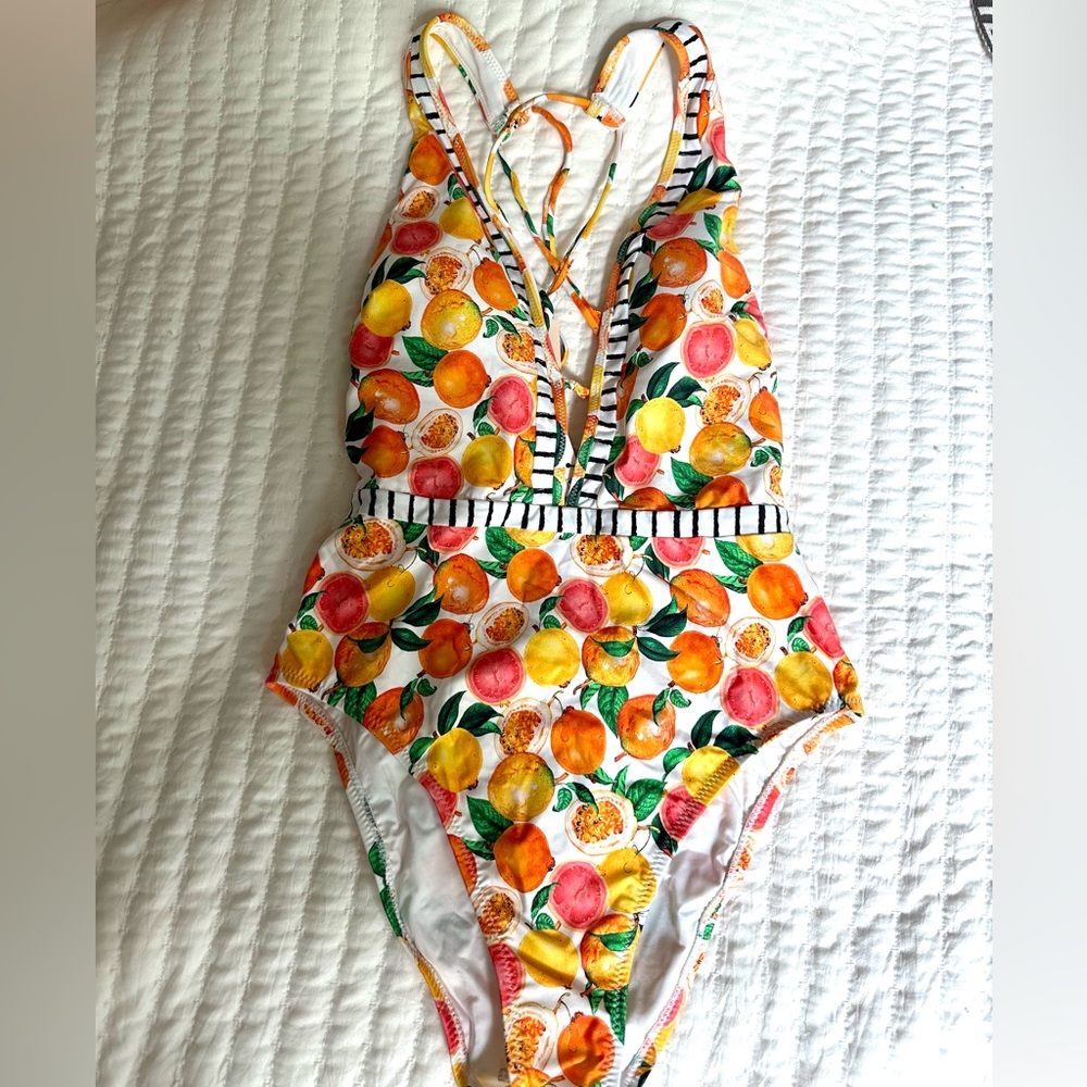 Nanette Lepore goddess one-piece swim suit